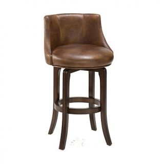 Hillsdale Furniture Napa Valley Swivel Counter Stool   Antique Brown