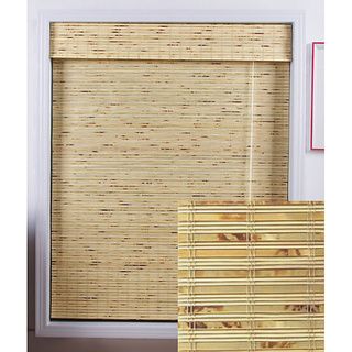 Petite Rustique Bamboo 98 inch Long Roman Shade Blinds & Shades