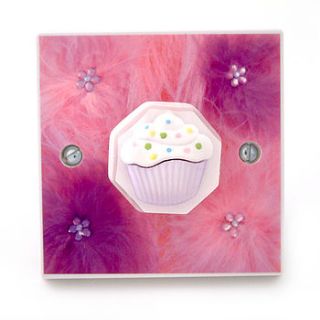 pink and lilac light switches by candy queen designs