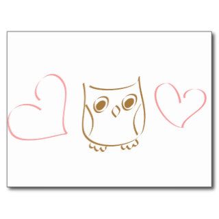 Owl Doodle Postcard