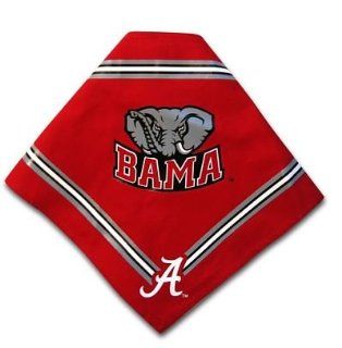 Officially Licensed University of Alabama Crimson Tide Dog Bandana   Medium/Large  Pet Bandannas 