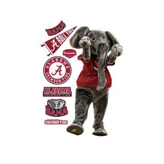 NCAA Alabama Crimson Tide Big Al Mascot Wall Graphic  Sports Fan Wall Banners  Sports & Outdoors