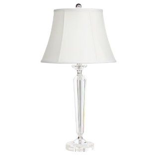 Kichler Lighting 70760 New Traditions 29 Inch Portable Classic Table Lamp, K9 Optical Crystal with White Soft Back Shade    