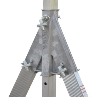 Vestil Aluminum Gantry Crane — Adjustable Height, 2000-Lb. Capacity, 10ft.L x 6in.H Beam, 7ft.8in. to 10ft.2in. Under I-Beam Range, Model# AHA-2-10-10  Gantry Cranes