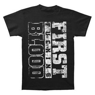 First Blood Block Letters T shirt Large Clothing