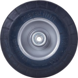Marathon Tires Flat-Free Tire — 8in. x 2.80/2.50-4, Sawtooth  Flat Free Hand Truck Wheels