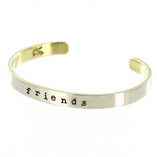 Friends Forever Mixed Metal Cuff Bracelet Jewelry