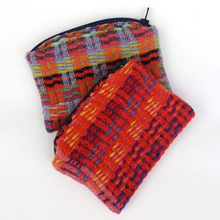 handwoven coin purse by sally weatherill