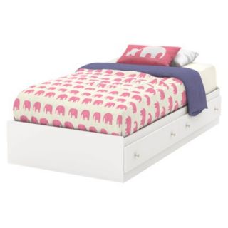 South Shore Litchi 2 Drawer Kids Bed