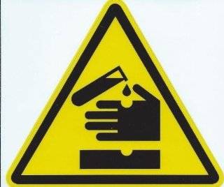  D 80 34 Acid Corrosive Warning Sign Decal Sticker Business Signs Decals Stickers 