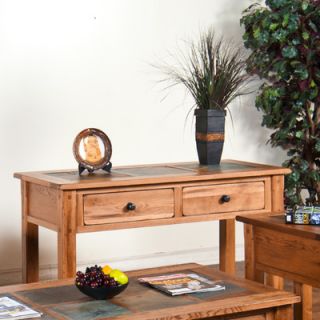 Sunny Designs Sedona Console Table with Slate Top