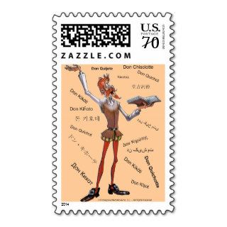 DONQUIXOTE IN TRANSLATION   400 YEARS   sellos Stamp
