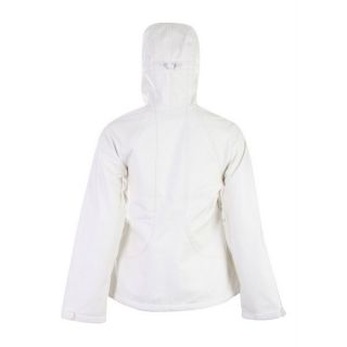 Burton Sanctuary Softshell Jacket Bright White Feather Jacquard   Womens