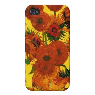 Van Gogh; Still Life Vase with 15 Sunflowers iPhone 4/4S Cover