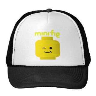 MINIFIG HEAD TRUCKER HATS
