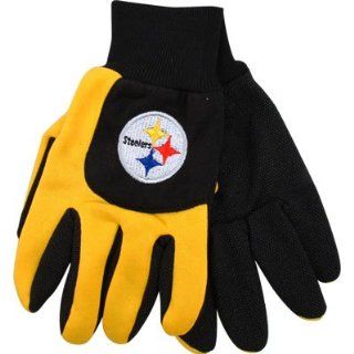 GLOVES STEELERS GRIPPER UTILITY GOLD Toys & Games