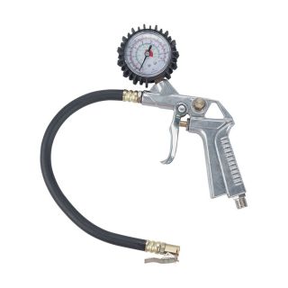  Tire Inflator With Gauge — 12in. Hose, 1/4in. Inlet  Dry Gauges