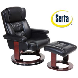 Serta at Home Deluxe Recliner and Ottoman
