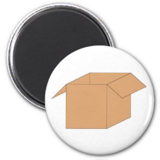 Cardboard Box Fridge Magnets