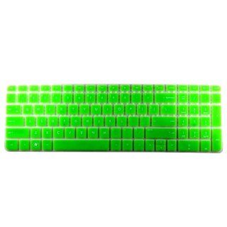 HP Pavilion New G6(With Number Key) Translucent Keyboard Protector Skin Cover US Layout Green (Notice Check your keyboard if it has Number Key at the right side) Computers & Accessories