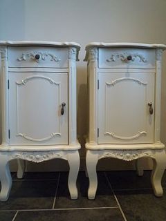 set of two versaille bedside cupboards by daisy west