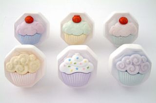 cupcake kitchen cupboard furniture knobs  by candy queen designs