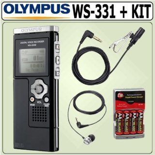 Olympus WS 331M 2GB Digital Voice Recorder & Deluxe Accessory Kit Electronics