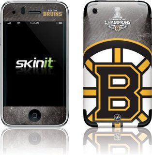 NHL   Boston Bruins   2011 NHL Stanley Cup Champions Boston Bruins Black Background w/ Large Logo   Apple iPhone 3G / 3GS   Skinit Skin Cell Phones & Accessories