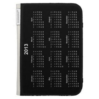 Black and White 2013 Calendar Caseable Case Kindle Keyboard Cases