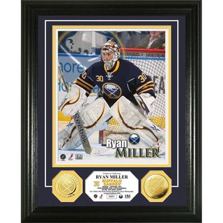 Ryan Miller NHL Gold Coin Photomint Portrait Highland Mint Coins