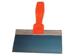 Goldblatt G05848 Blue Steel Taping Knife, Neon Handle, 8 Inch   Taping Knives  