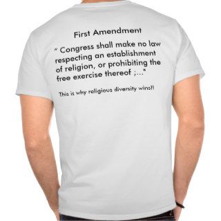 Religious Diversity Wins Tshirts