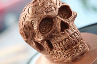 chocolate skull by cocoa cabana