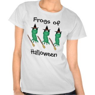 Cassie's Halloween Frogs Tshirts