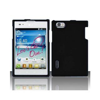 Black Hard Cover Case for LG Intuition VS950 Optimus Vu P895 Cell Phones & Accessories