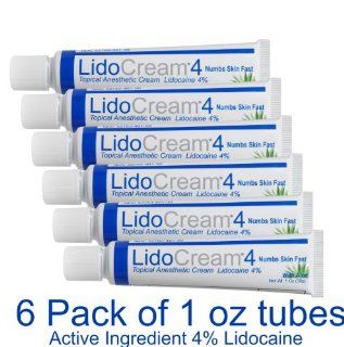 Lido Cream 4 Topical Anesthetic Cream Lidocaine 4%, 13 Ounce Health & Personal Care