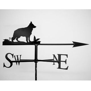 german shepherd weathervane by black fox metalcraft