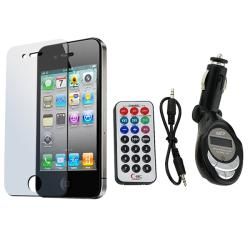 FM Transmitter/ LCD Protector for Apple iPhone 4 Eforcity Other Cell Phone Accessories
