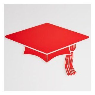 Mini Red Graduation Cap Cutouts Toys & Games