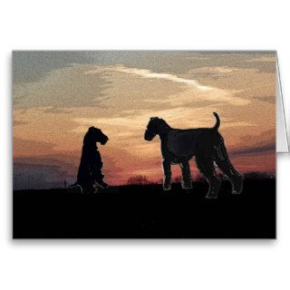 Airedale Terrier Card