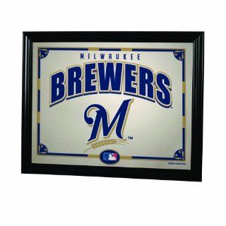 MLB Milwaukee Brewers Printed Mirror  Sports Fan Mirrors  Sports & Outdoors