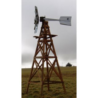 Outdoor Water Solutions Wooden Aeration Windmill, Model# WTW0110  Windmill Aerators