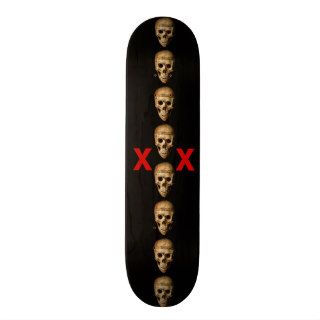 Ghoulish Grinning Skull Skateboard Decks