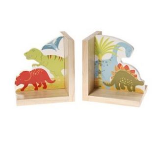 boy's dinosaur bookends by naive