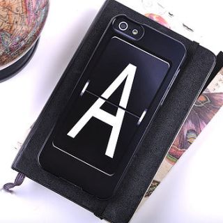 personalised mechanical letter iphone case by giant sparrows
