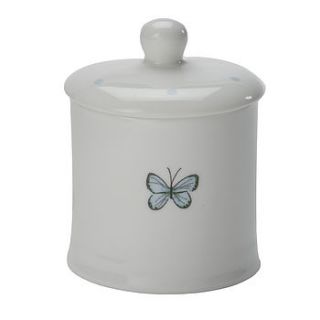 butterfly china jam jar by sophie allport