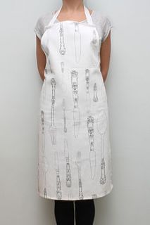 decorative cutlery apron by death by tea