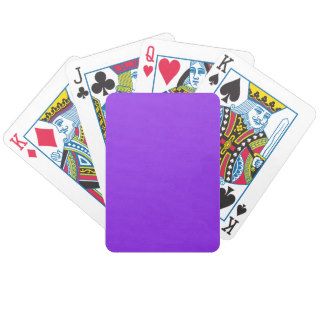 Violet High Quality Monochromatic Deck Of Cards