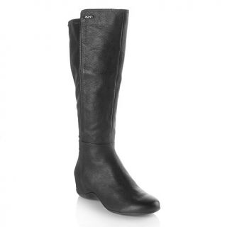 DKNY Active "Paulina" Hidden Wedge Leather Stretch Boot