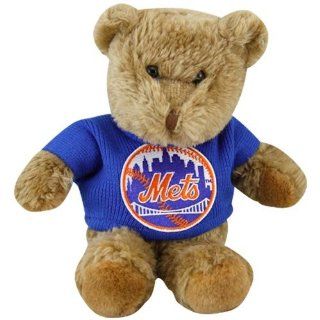 MLB New York Mets 10'' Plush Honey Bear Sports & Outdoors